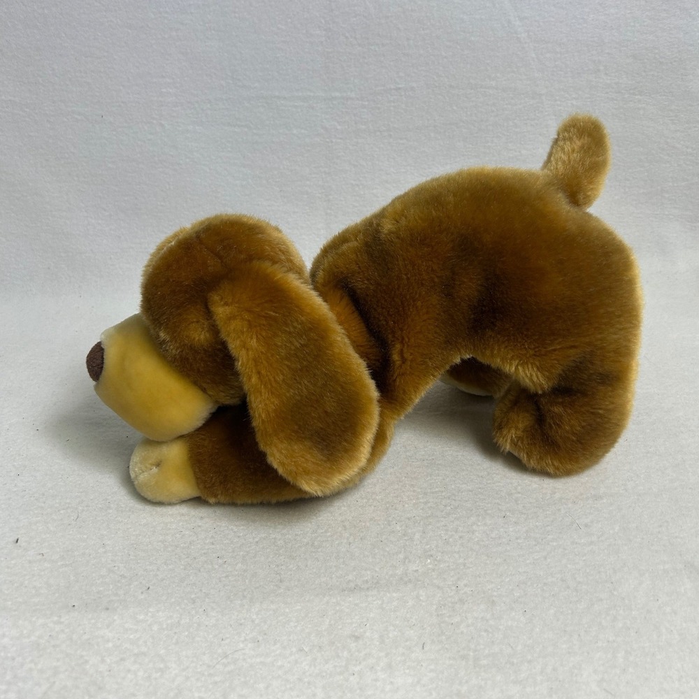 Vintage Animal Alley Toys R Us Dog 13" Brown Tan Floppy Ear Plush 2000 Puppy - Picture 2 of 11